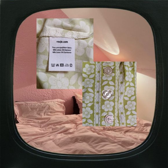 NWT rouje green floral set - Picture 4 of 4